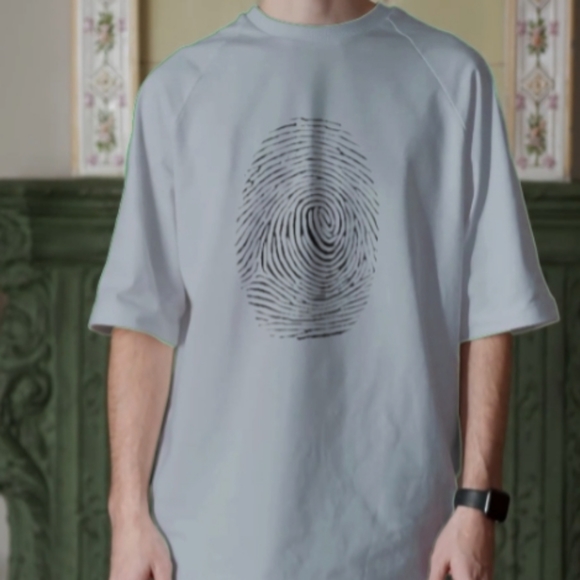 Christian Apparel Tshirt God's Fingerprint shirt design on front & back - Picture 3 of 3